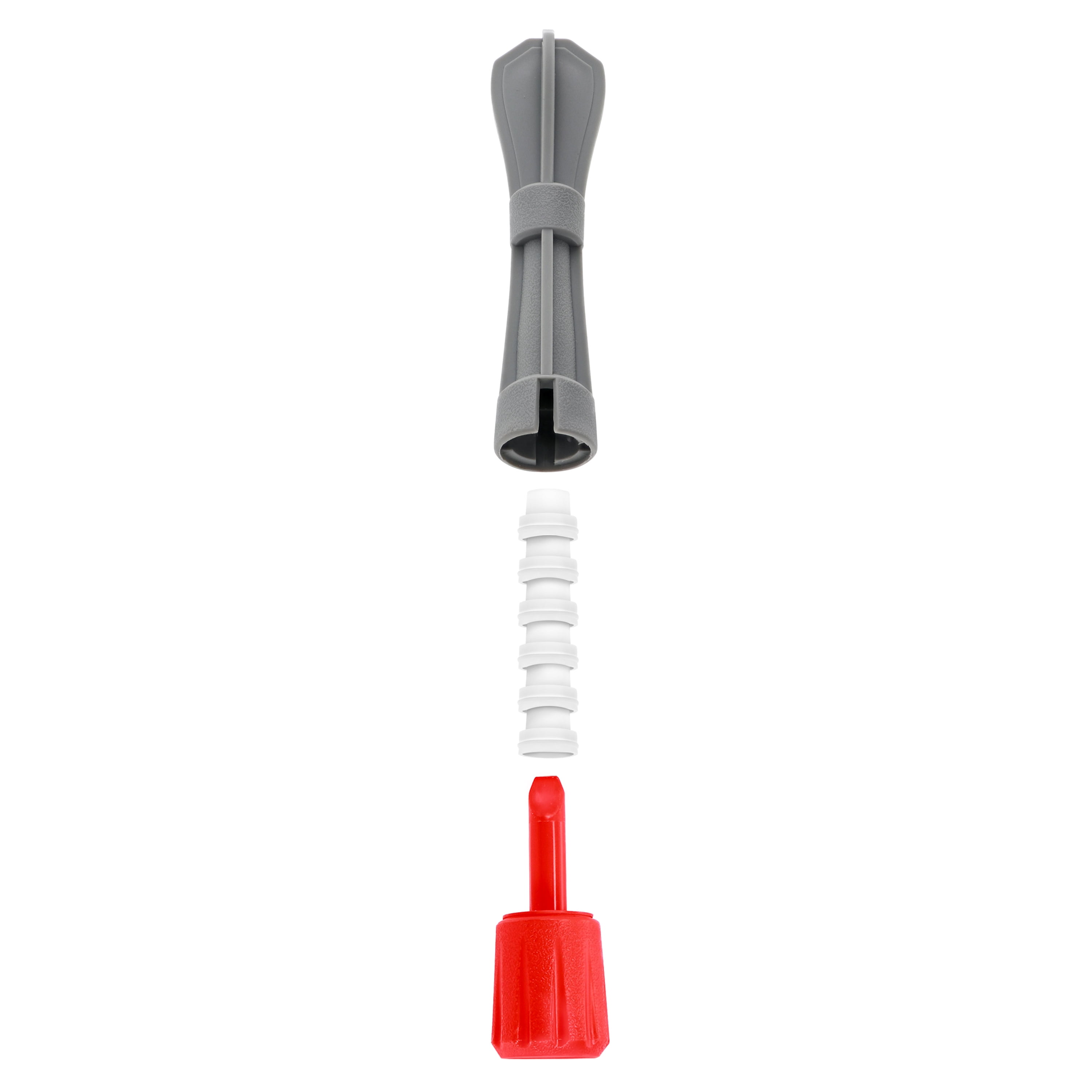 Home Solutions Plastic Antimicrobial All-in-One Toilet Seat Tightening & Installation Kit, Tubular
