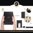 thumbnail image 4 of KJV Holy Bible, Giant Print Full-size Faux Leather w/Thumb Index & Ribbon Marker, Red Letter Edition, King James Version, Black, Zipper Closure, 4 of 7
