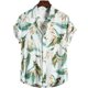 thumbnail image 3 of Camisas gráficas con sombras de palmeras para hombres, ropa con impresión 3D, camisas hawaianas de playa, blusas Y2K de manga corta, ropa vintage, blusa con solapa, 3 of 5