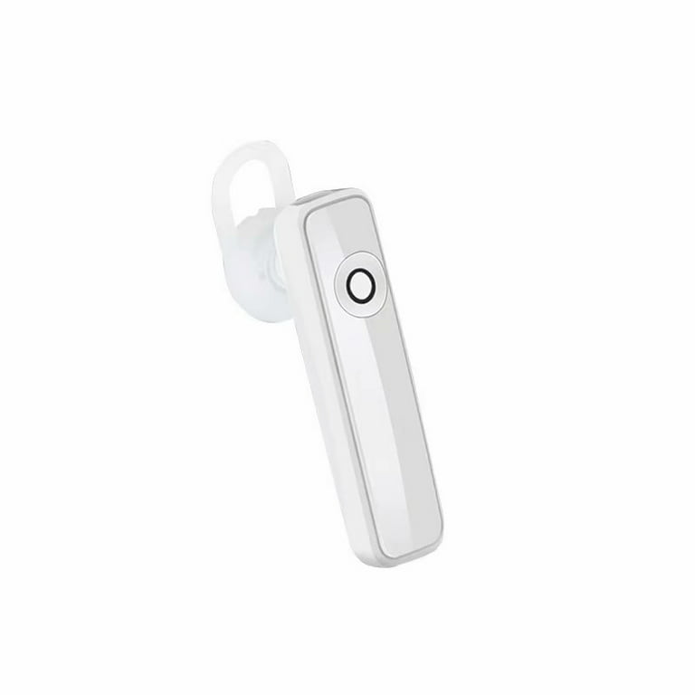 Verdienen Radioactief overschot Wireless Bluetooth Headset with Long Standby time, Noise Cancelling Mic,  in-Ear Bluetooth Earpiece Handsfree for iPhone Samsung Cell Phone,  Driver/Trucker (White) - Walmart.com