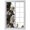 Black, variant on Red Marble Window Privacy Film, Grey Gold Texture Vintage Farmhouse Art Static Cling UV Sun Blocking Heat Control Window Tint Day and Night, Non-Adhesive One Way Windows Privacy Cover 35.4''x78.7''