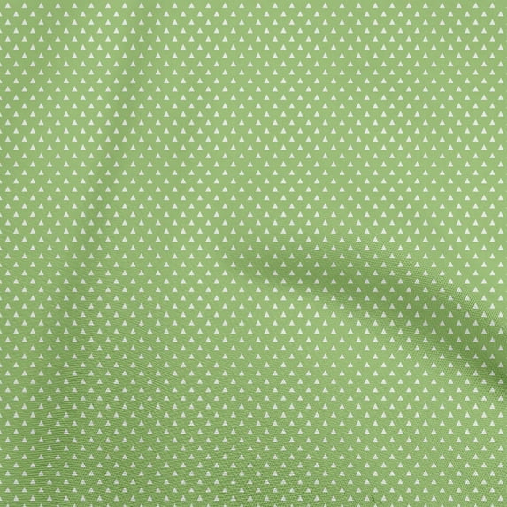 oneOone Cotton Poplin Pear Green Fabric Geometrical Craft Projects Decor Fabric Printed By The Yard 56 Inch Wide