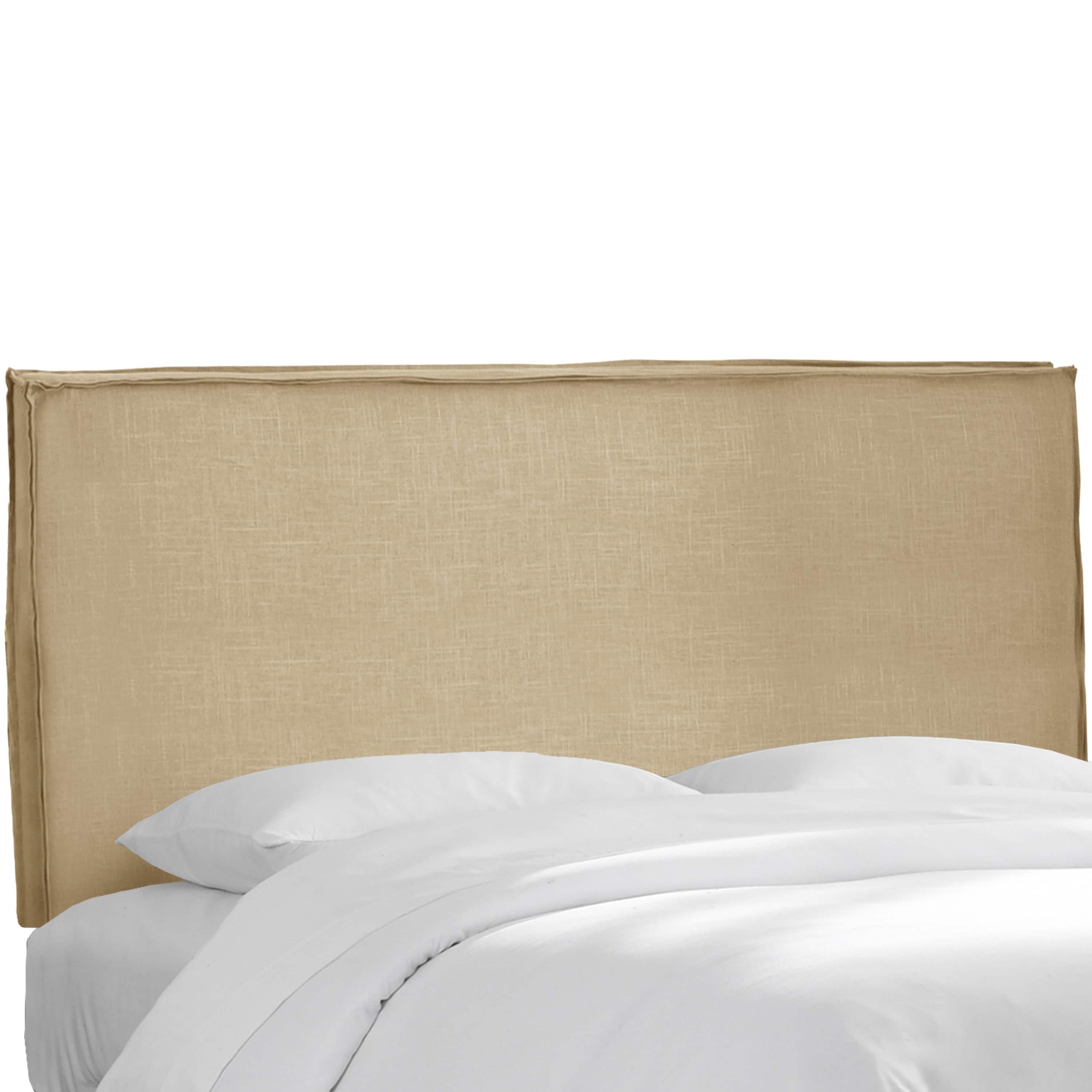 Skyline Furniture Sandstone Linen Slipcover Headboard