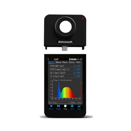 Portable Spectrometer For Indoor Grow Lights Measures Full Spectrum