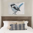 thumbnail image 4 of FCXZI Bird Wall Blue Tail Tapestry Art 100% Polyester Decorative Wall Hanging 40*30in, 4 of 6
