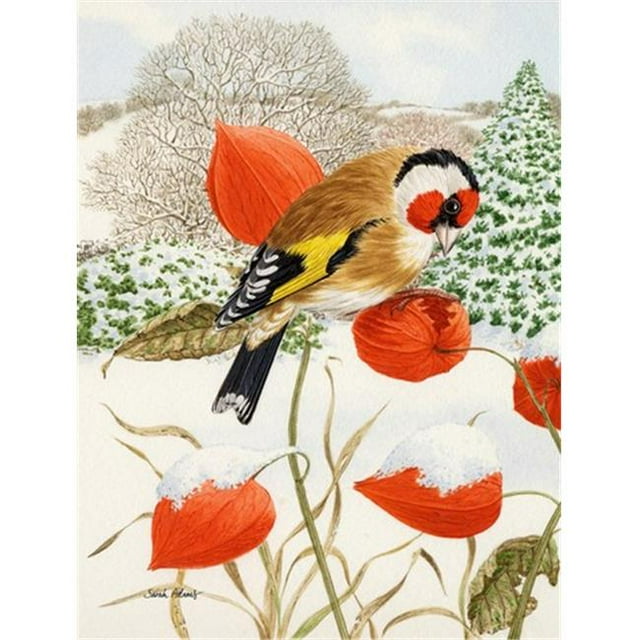 Carolines Treasures ASA2055GF European Goldfinch Flag Garden Size