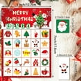 thumbnail image 6 of sunsanly Christmas Bingo Game Cards Set Reusable Festive Holiday Bingo Cards Indoor Activities Christmas Games for Family Gathering, 6 of 7
