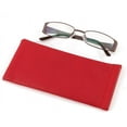 thumbnail image 3 of ORUYROP Squeeze Leather Sunglasses Pouch-3 Pack Spring Storage Glasses Pouch Holder, 3 of 6