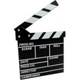 thumbnail image 2 of Directors Film Movie Clapper Slate Chalkboard Professional Vintage Clapper Slate Board Cut Action TV Movie Clapperboard - Decor (7.5 x 8), 2 of 4