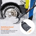 Idang 3-in-1 Ice Scraper and Snow Shovel for Car Windshield, 25.8 ...