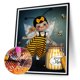 thumbnail image 1 of Cuadros Decorativos Bee Girl 5D DIY Diamond Painting Kits Full Square Drill Wall Art Decor (F939) Wdftyju embutido en tela, 1 of 9