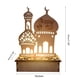 thumbnail image 2 of Lámpara LED de madera para decoración de Ramadán, luz nocturna LED portátil de Eid Ramadán, adorno de mesa Ideal para decoración de Ramadán Eid, 2 of 8