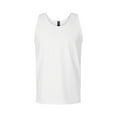 thumbnail image 6 of Gildan Heavy Cotton Men's Tank Top, Sleeveless Classic Comfort Undershirt, White, M, Pack of 6, 6 of 6