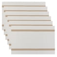 thumbnail image 1 of 6 Pcs Napperons en PVC 45x30cm Résistants à la Chaleur Lavables, 1 of 12