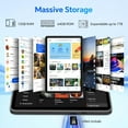 thumbnail image 6 of Blackview Tablet 10 inch Android 15,2025 AI Tablet, 4GB RAM 64GB ROM 1TB Expandable, Quad-Core, Widevine L1, 1280x800 IPS Touchscreen, 5G WiFi, BT 5.0, Dual Camera, 6600mAh (Blue), 6 of 8