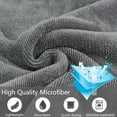 thumbnail image 4 of Toalla de microfibra para gimnasio, toalla deportiva, toalla de viaje, secado rápido, ligera, ultrasuave, superabsorbente, 30 x 70 cm, paquete de 3, 4 of 5