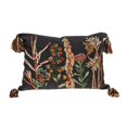 thumbnail image 1 of Parkland Collection PILG21060P Housse de Coussin Gris Accent Dahlia avec Insert en Poly, 1 of 1