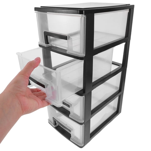 Uonlytech Stackable Storage Box PP Transparent 1Pack