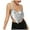 29#Silver, variant on Women Neck Rhinestone Crop Top for Women V Backless Chest Chain Tank Top Festival Rave Club Spaghetti Strap Tops Dark Gray