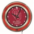 thumbnail image 1 of Holland Bar Stool Company Holland Big 12-inch Logo Neon Clock, 1 of 5