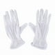thumbnail image 2 of 3X Par Guantes de Conduccion Trabajo de Algodon Blanco Antideslizante Protector, 2 of 5