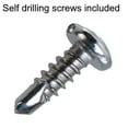 thumbnail image 3 of 20 Pack (10 Pairs) Retrofit Recessed Downlight Housing C Clips with Self Tapping Screws for Down Light Can, 3 of 5