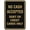 Black Gold, variant on Signs ByLITA Portrait Round No cash accepted debit or credit cards only Sign - Laser-Engraved Lettering | Durable ABS Plastic | Vibrant Colors | Powerful Foam Tape (Brushed Gold) - Large