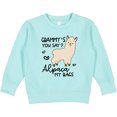 thumbnail image 2 of Inktastic Grammy's You Say Alpaca My Bags Toddler Sweatshirt, 2 of 4