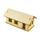 thumbnail image 2 of Casa de madera en miniatura a escala 1/72, juguete creativo para pasatiempos, mini arquitectura, escena, paisaje Estilo C, 2 of 9
