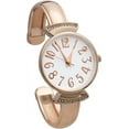 thumbnail image 4 of Blekon Collections Womens 29mm Case Large Numbers Narrow Cuff Bangle Watch, 4 of 5