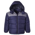thumbnail image 1 of Cherokee Boys Colorblock Winter Puffer Jacket  Sizes 4-18, 1 of 2