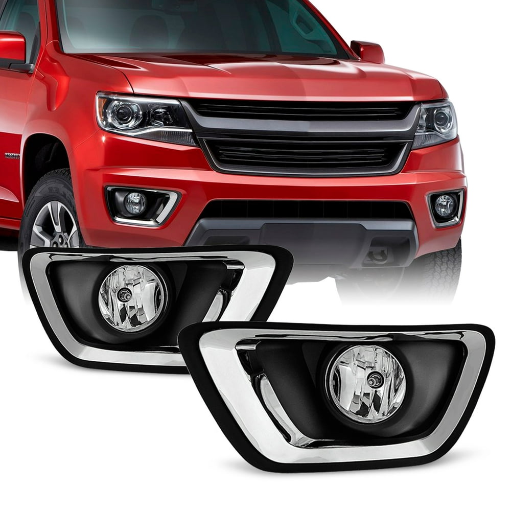 Fits 1520 Chevy Colorado Bumper Fog Lights Replacement w/ Switch