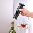 thumbnail image 2 of Abridor de vino, abridor de vino automático, sacacorchos Twister para vino con cortador de papel de aluminio, manual fácil, sacacorchos giratorio para abrebotellas de vino, 2 of 7