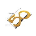 thumbnail image 2 of unbranded 2Ud Gafas Doradas Con Brillo En Forma De Para Accesorios De Fiesta Y Fotocabina, 2 of 7