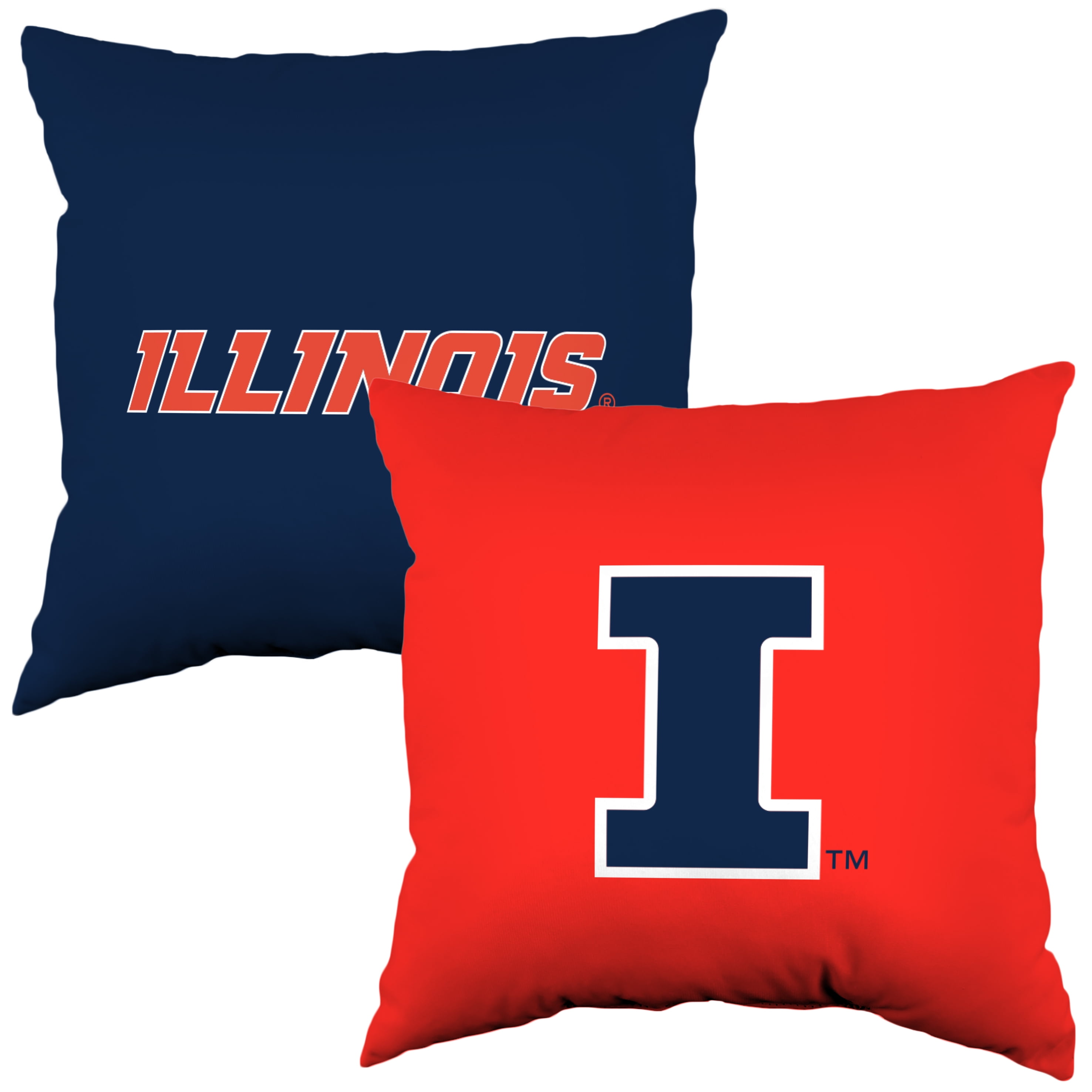 Illinois Fighting Illini 16 inch Reversible Decorative Pillow