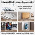 thumbnail image 2 of Scale Holder for Bathroom Wall, Universal Scales Holders Bathroom Wall, No Drill Bathroom Scale Body Weight Stand, Stainless Steel Sturdy Organizers for Kitchen, Fitness Room, Cabinet Home (6, E), 2 of 6