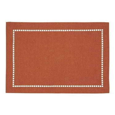 Saro Lifestyle Laser-Cut Hemstitch Placemat (Set of 4)