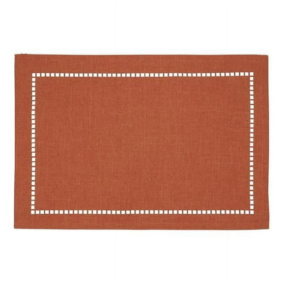 Saro Lifestyle Laser-Cut Hemstitch Placemat (Set of 4)
