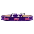 thumbnail image 1 of Pink Bone Widget Dog Collar Purple Ice Cream Size 18, 1 of 1