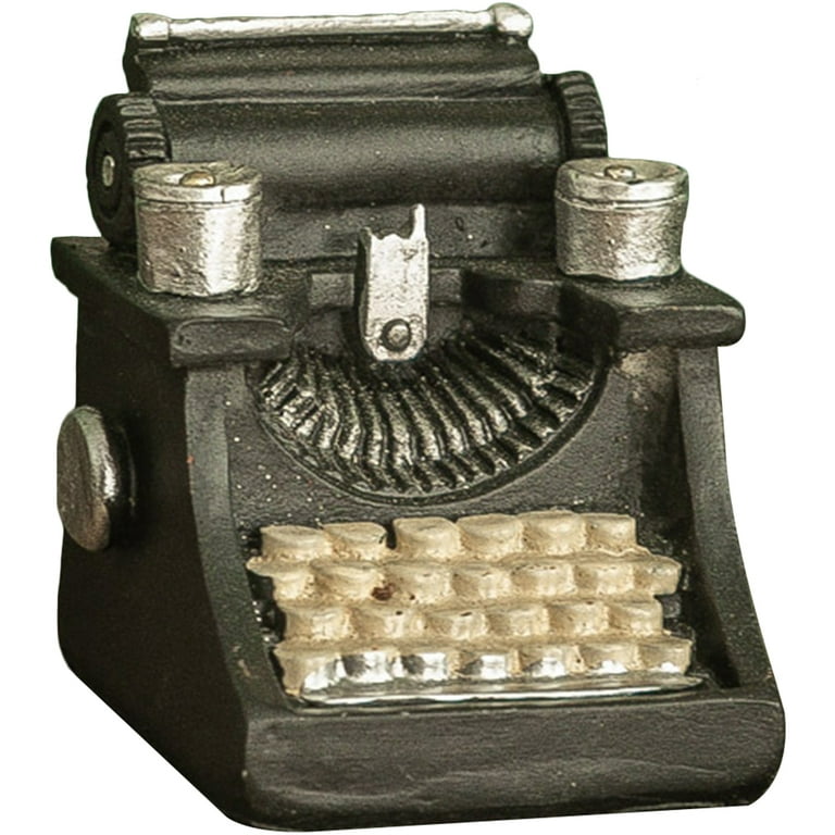 Vintage Die Cast Mini Typewriter Pencil Sharpener 