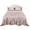 Cream Leopard, variant on Lirex Satin Sheet Set Twin, 3-Piece, 14" Deep Pocket, Soft Microfiber, Cream Leopard