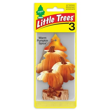Little Trees Air Freshener Warm Pumpkin Spice Fragrance 3-Pack