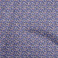 thumbnail image 1 of oneOone Silk Tabby Purplish Blue Fabric Baroque Dress Material Fabric Print Fabric By The Yard 42 Inch Wide, 1 of 4
