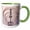 Green/White, variant on 3drose, Portugal, Lisbon. an Outdoor Arched Passageway at the Supreme Court., 11oz Magic Transforming Mug