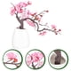 thumbnail image 4 of Flor de ciruela artificial Fliga de ciruela falsa en la maceta decorativa artificial en macetas bonsai, 4 of 5