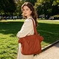 thumbnail image 5 of Foldable Bag Large Expandable Shoulder Bag for Camping Travel Beach Multi-Purpose Portable Tote for Outdoor Picnic Shopping, 5 of 6