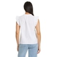 thumbnail image 4 of Gloria Vanderbilt Swan Series Women's Ruffle Sleeve Top, Sizes XS-XXL, 4 of 5