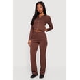 thumbnail image 2 of Women's Scuba Zip Front Cropped Hoodie, 2 of 4