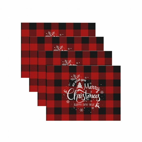 AUQ Placemat,Stylish Home Decor Table Mat,Prevents Tabletop Burns Dinner Mats,Multicolor 5,32*42cm