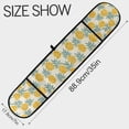 thumbnail image 3 of Dailycode Double Sided Oven Mitt with Loop Heat Resistant Kitchen Long Potholders 7" x 35" Retro Pineapples, 3 of 6